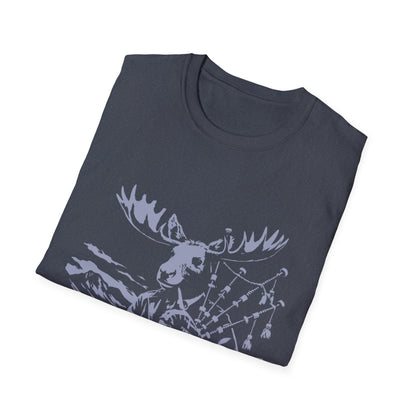 Moose Bagpiper T-Shirt