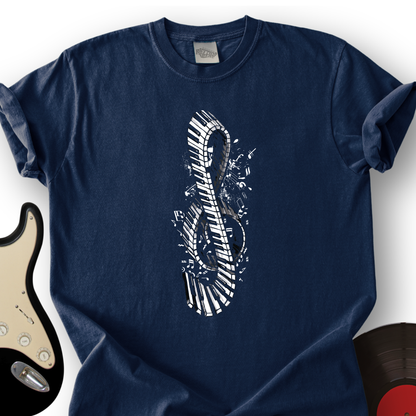 Piano Treble Clef T-Shirt