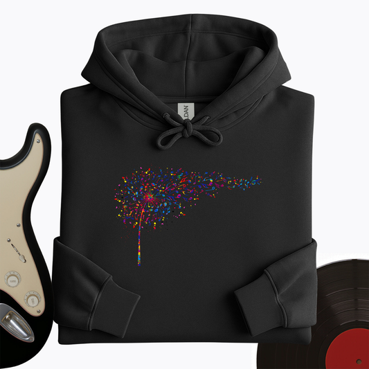 Rainbow Music Dandelion Hoodie