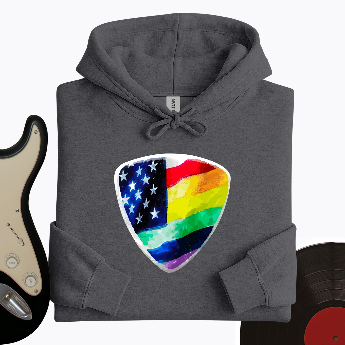 Rainbow Pick Hoodie