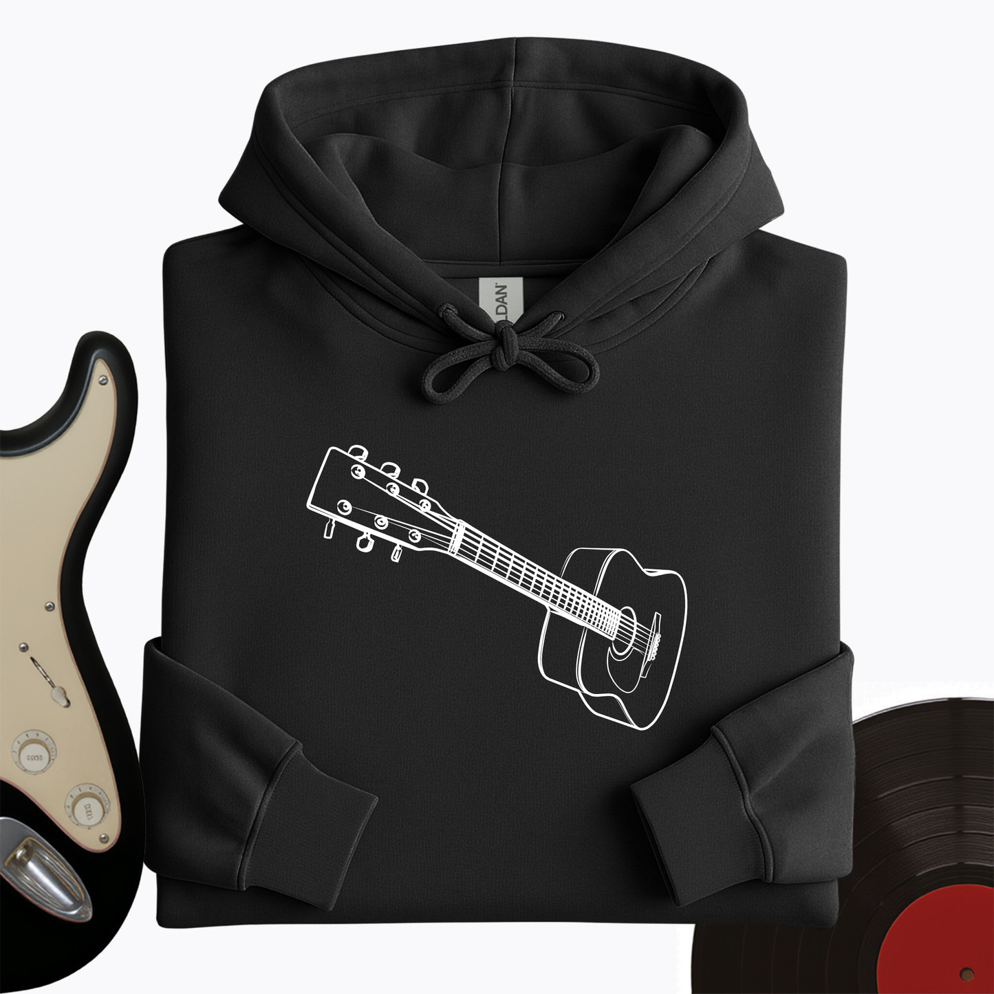 3D Guitar Hoodie