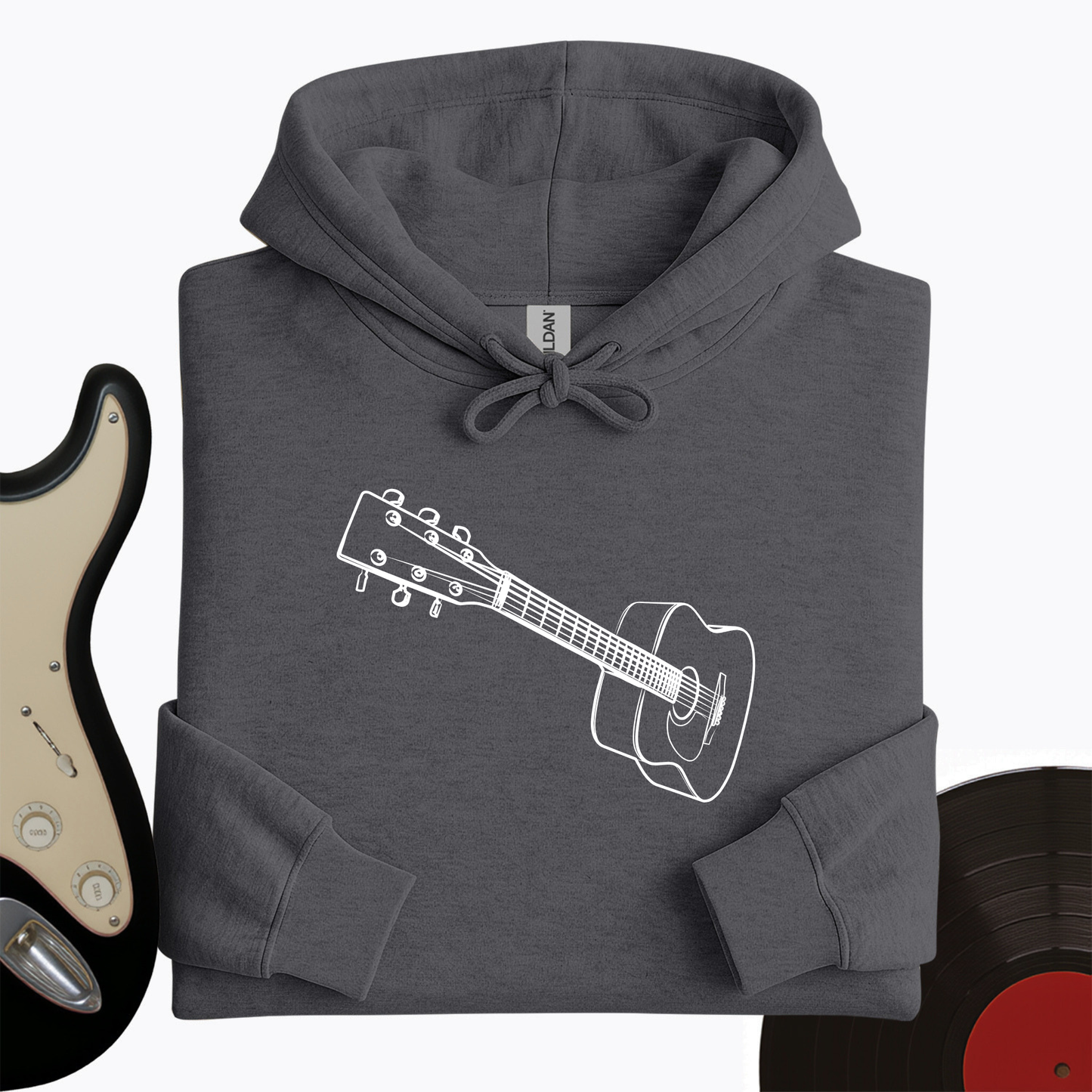 3D Guitar Hoodie