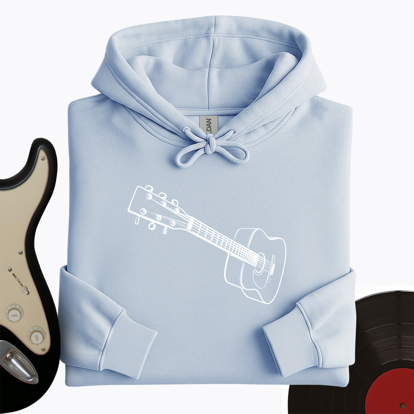 3D Guitar Hoodie