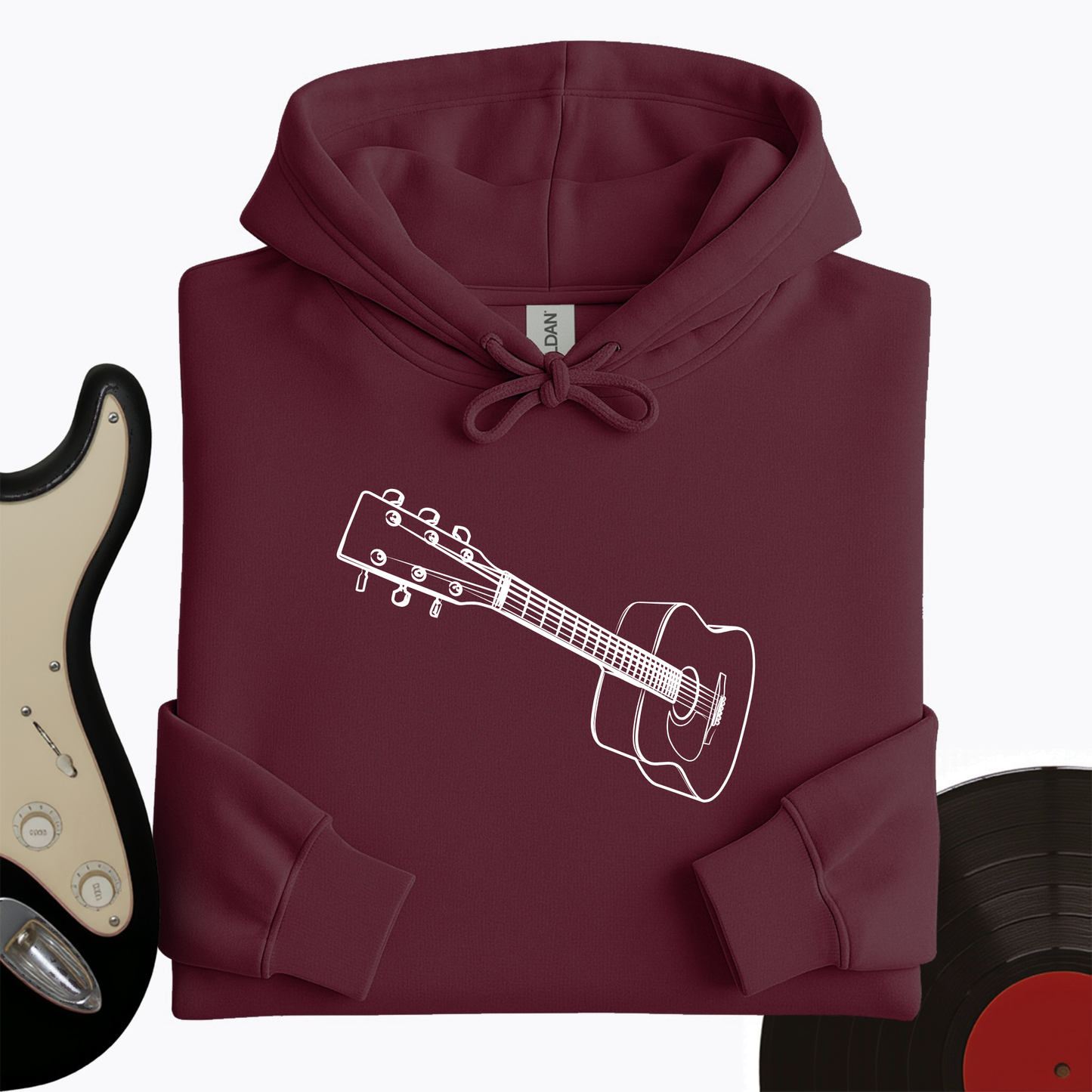 3D Guitar Hoodie