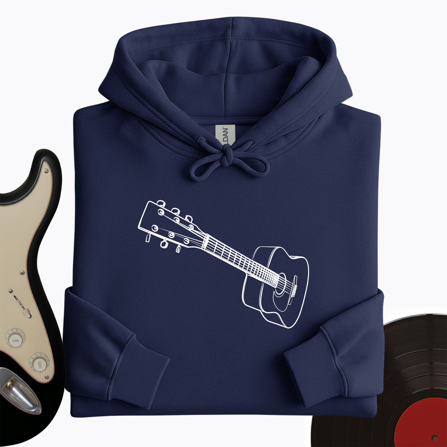 3D Guitar Hoodie