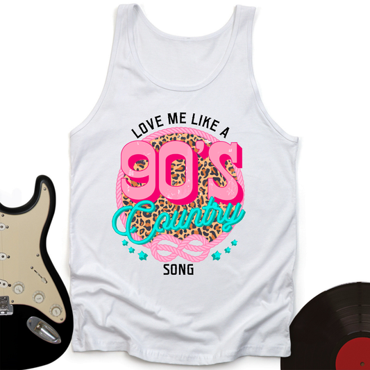 90s Country Song Tank Top