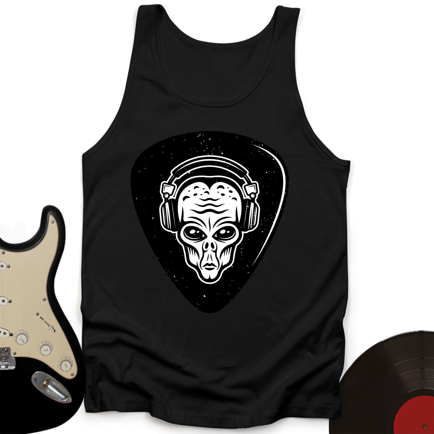 Alien Headphones Tank Top