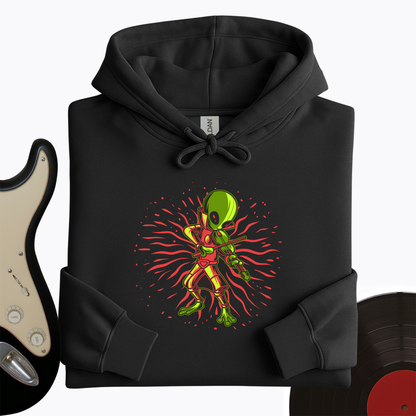 Alien Playing Violin Hoodie