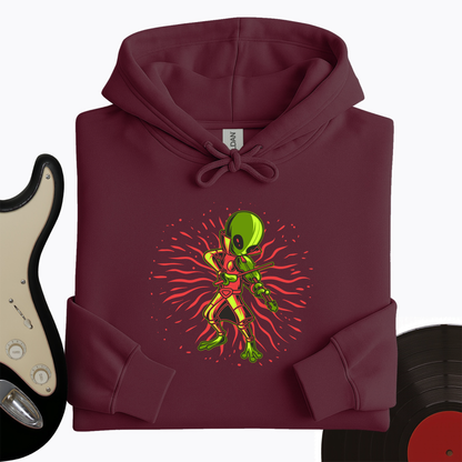 Alien Playing Violin Hoodie