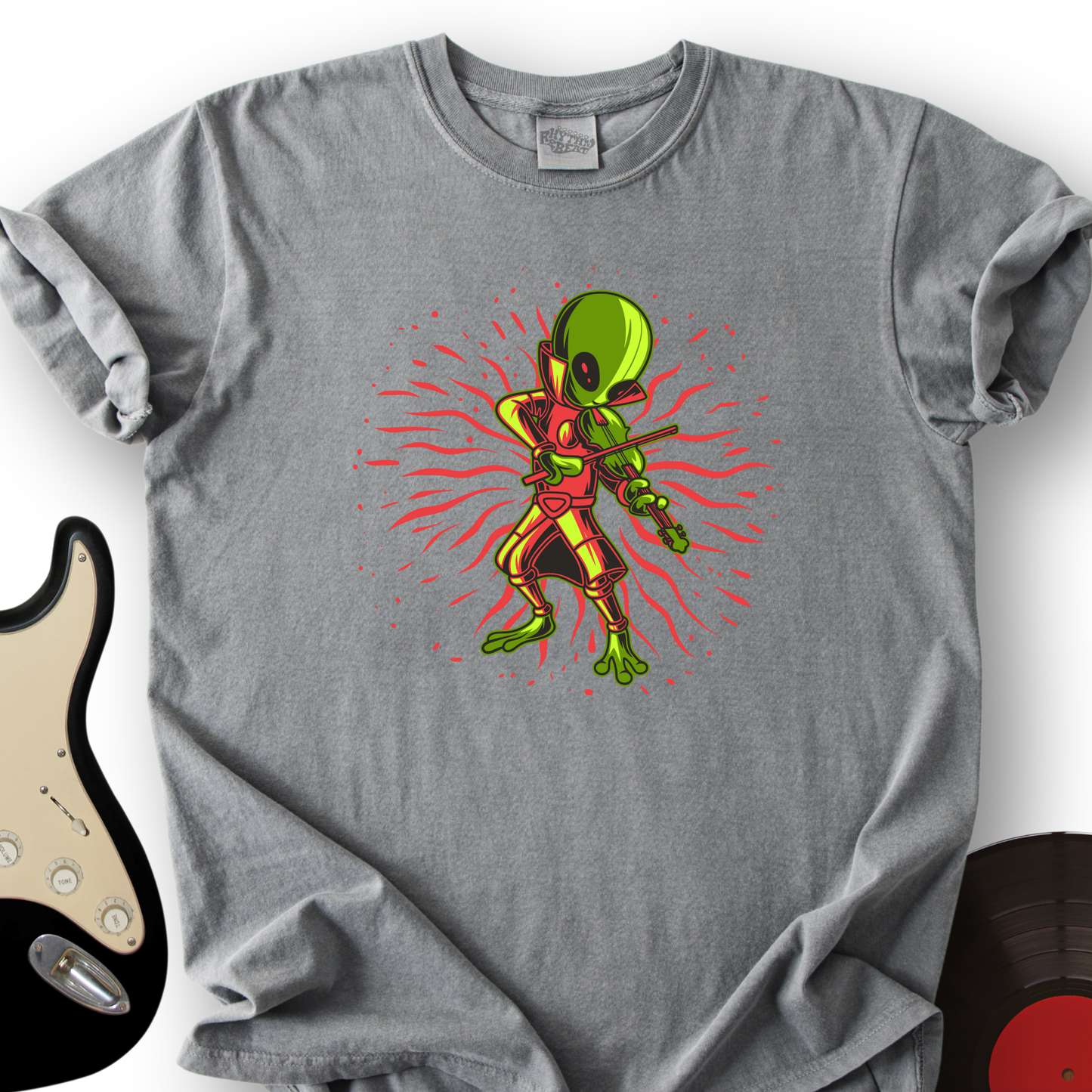 Alien Playing Violin T-Shirt