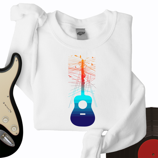 Birds On A Guitar Crewneck