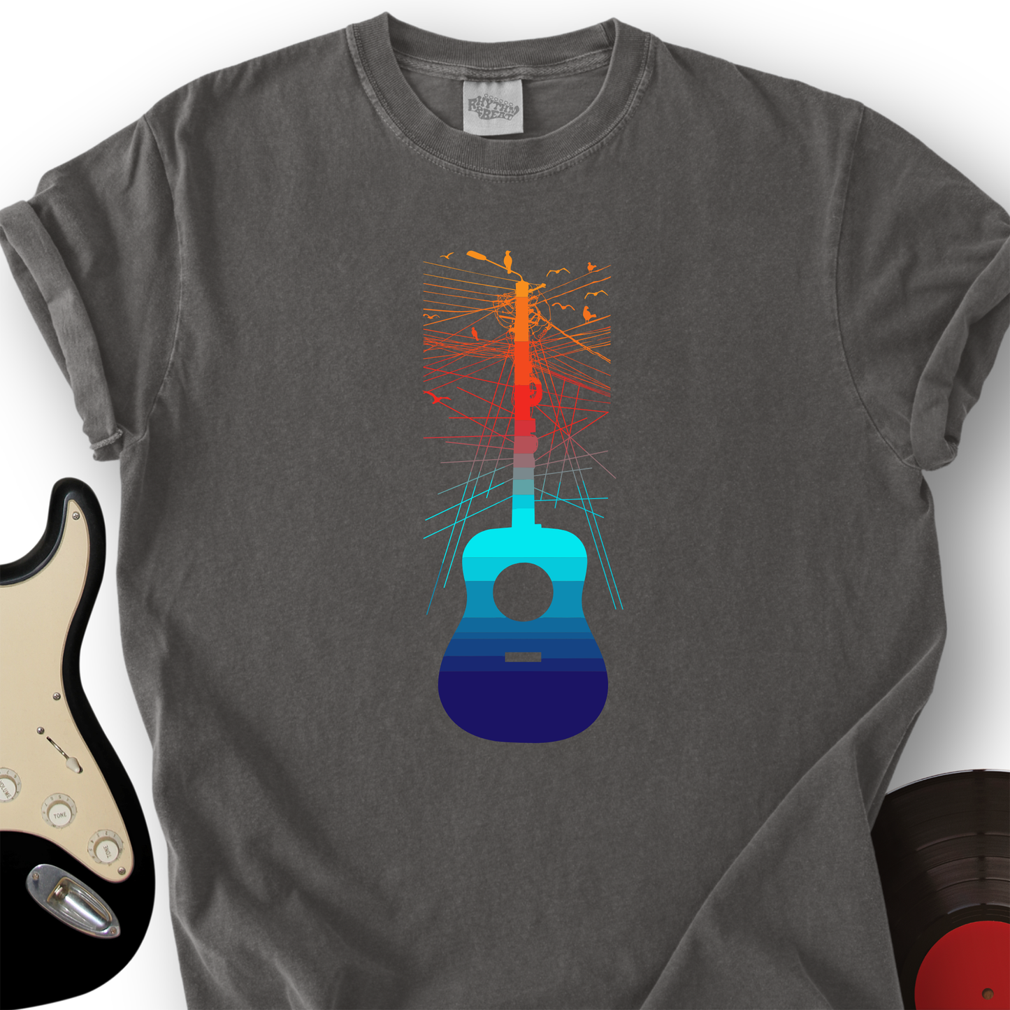 Birds On A Guitar T-Shirt