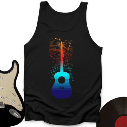 Birds On A Guitar Tank Top