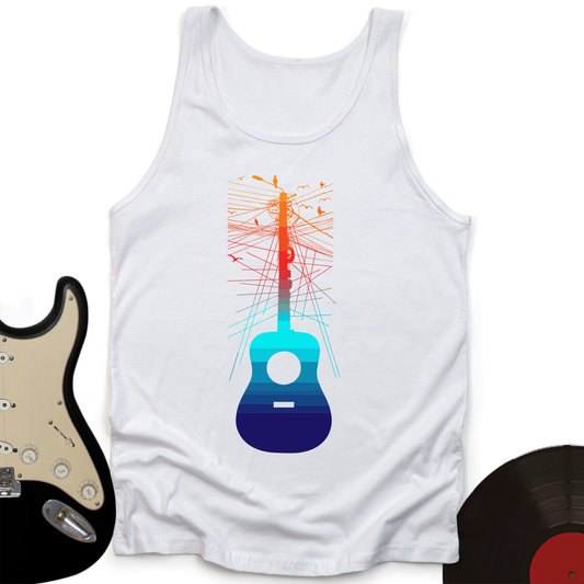 Birds On A Guitar Tank Top