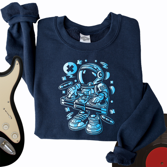 Cartoon DJ Crewneck