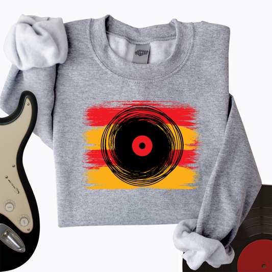Cartoon Record Crewneck