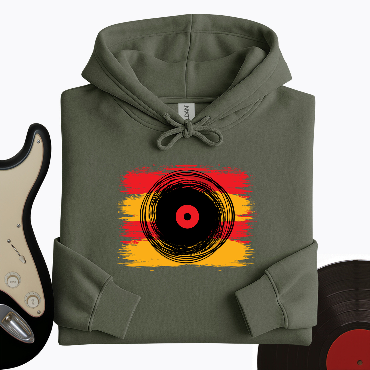Cartoon Record Hoodie