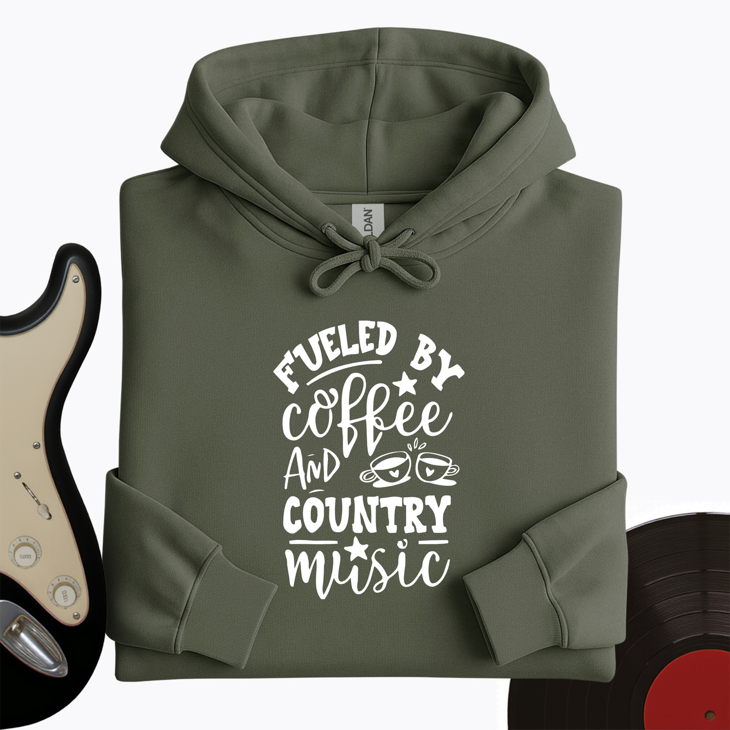Coffee and Country Music Hoodie