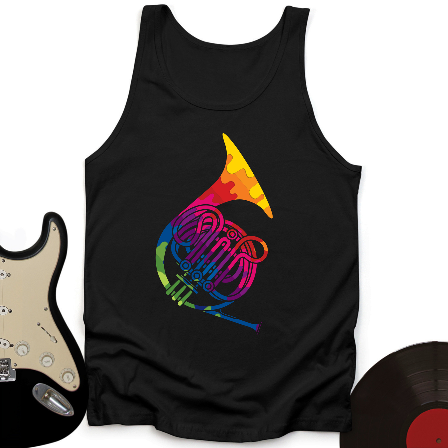Colorful Horn Tank Top
