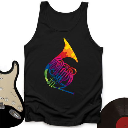 Colorful Horn Tank Top