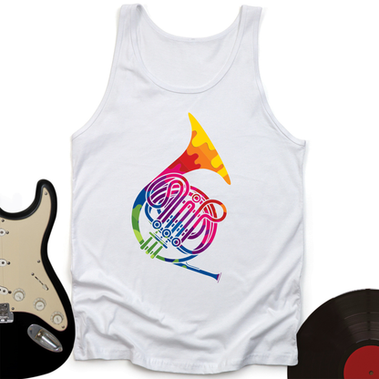 Colorful Horn Tank Top