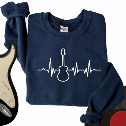 Guitar Heartbeat Crewneck