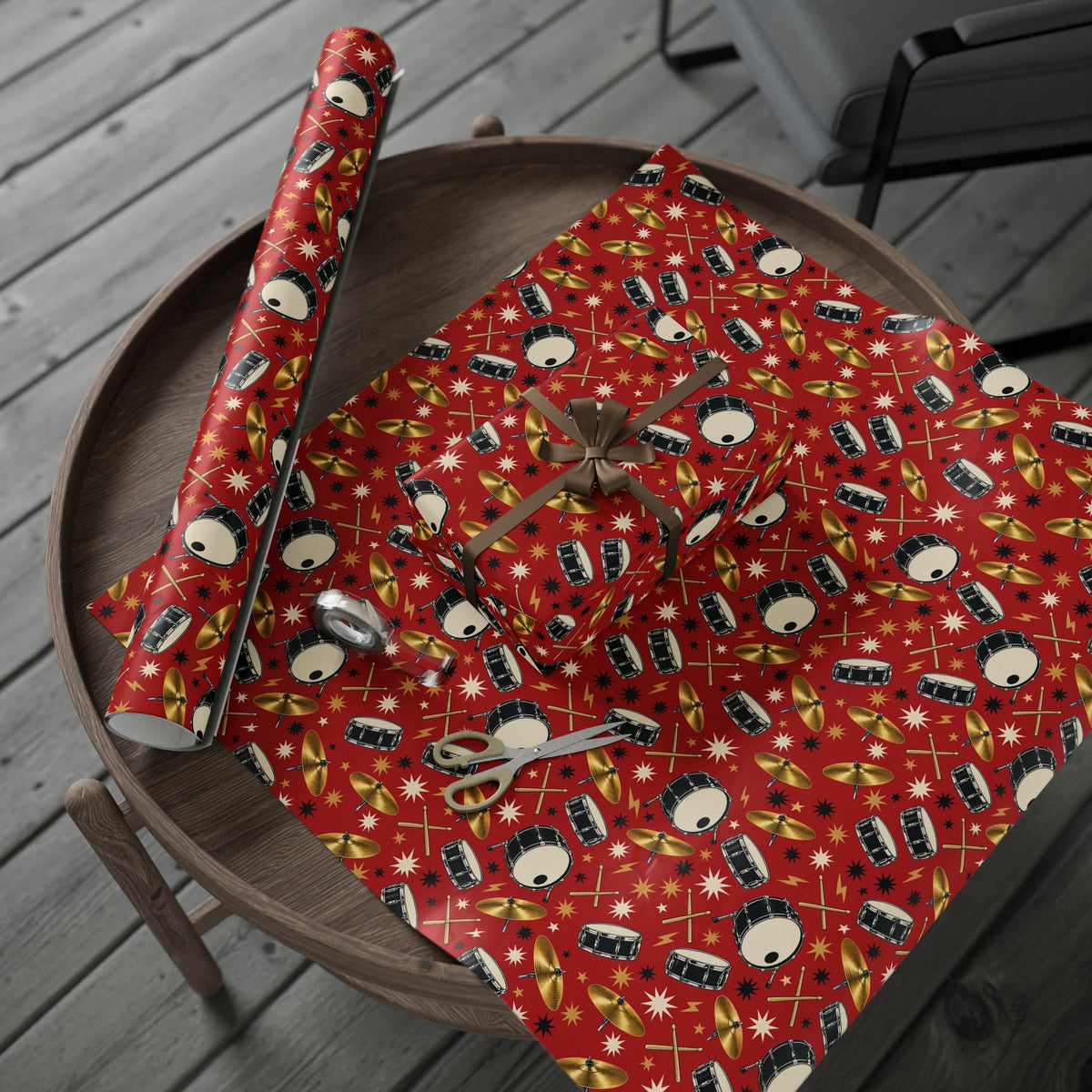 Drummer Wrapping Paper