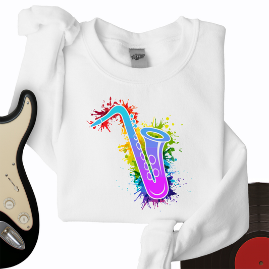 Graffiti Sax Crewneck