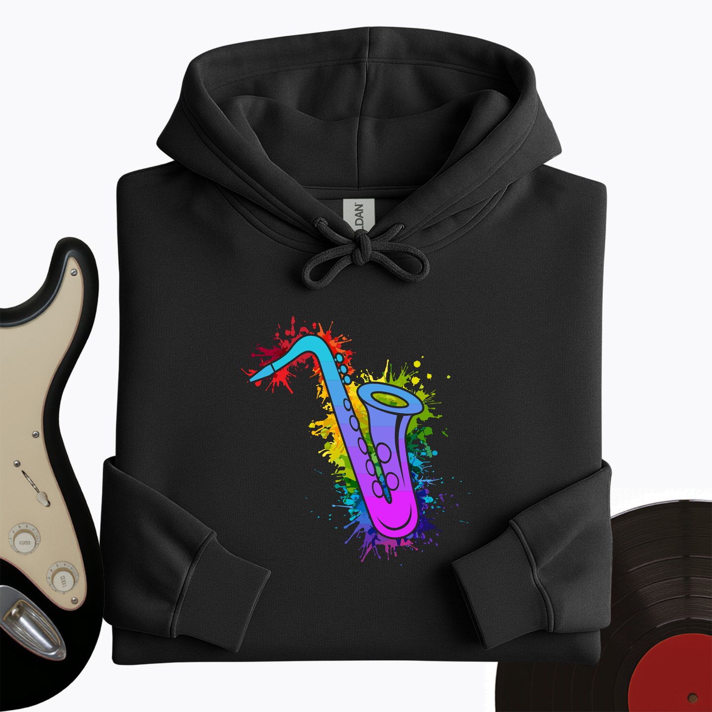 Graffiti Sax Hoodie