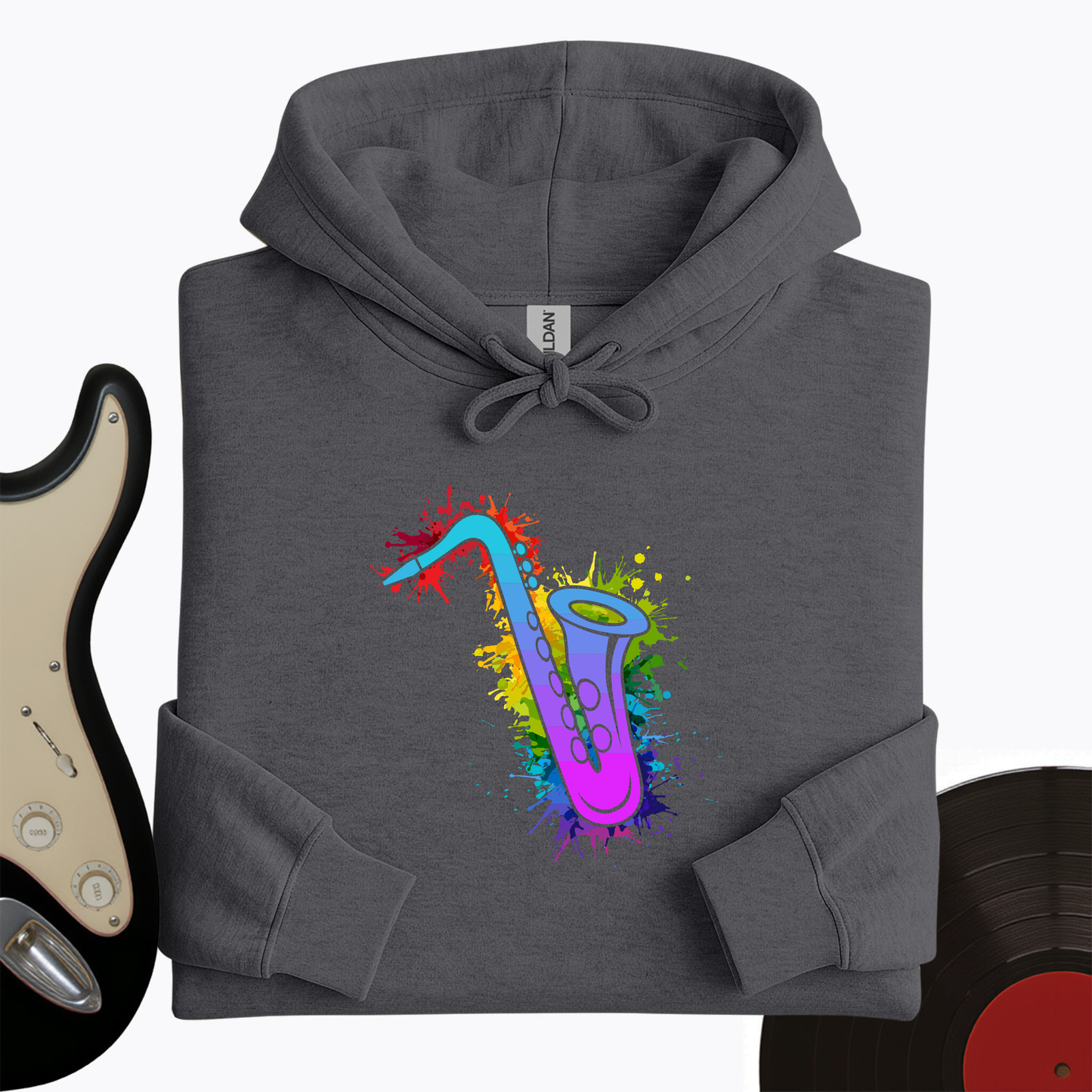Graffiti Sax Hoodie