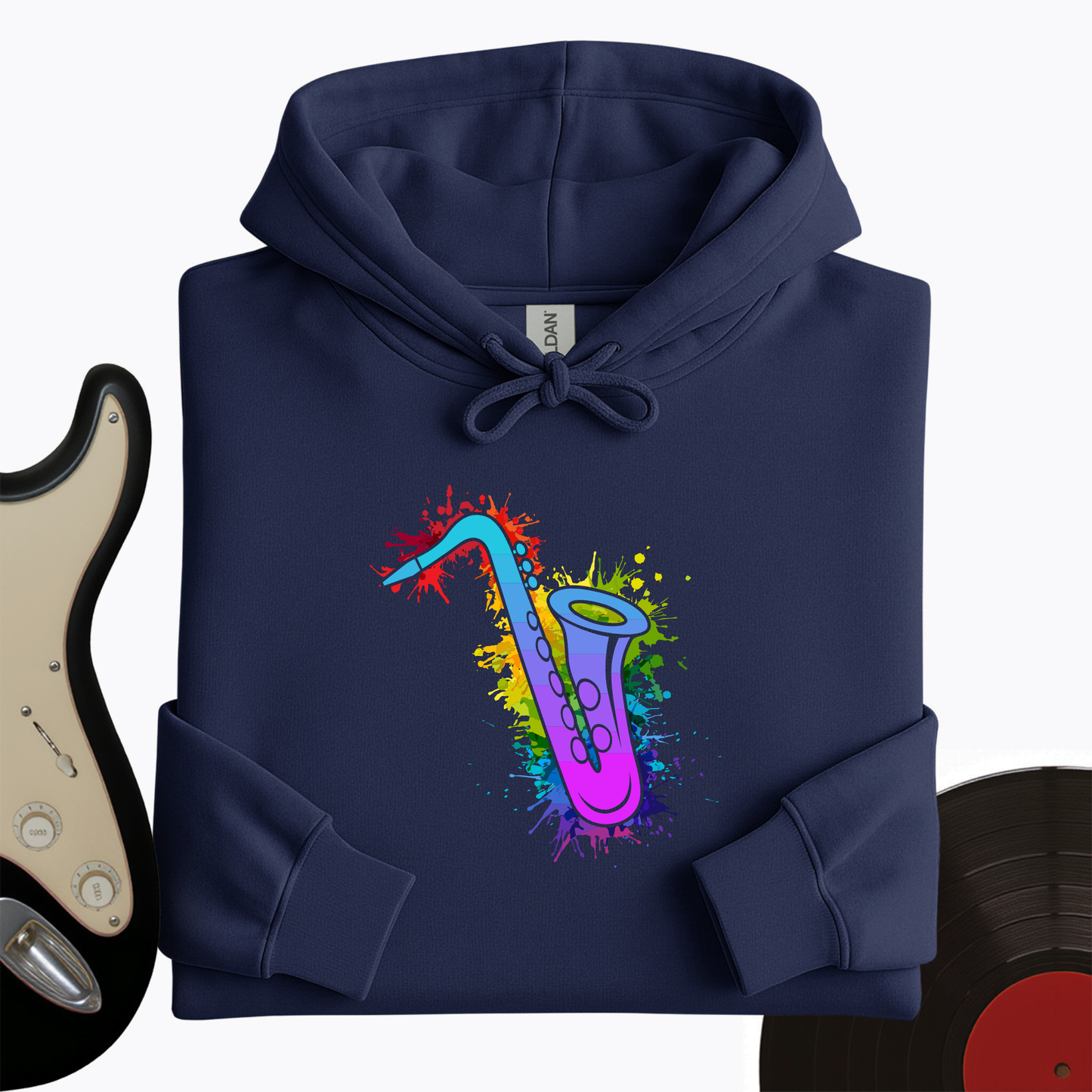 Graffiti Sax Hoodie