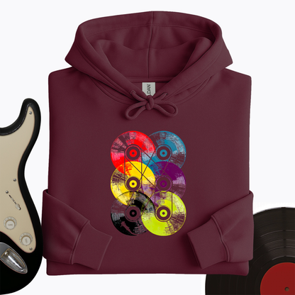 Colorful Vinyls Hoodie