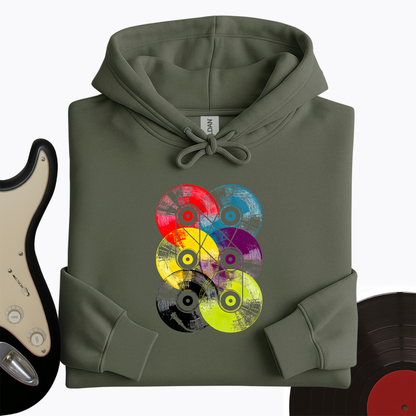 Colorful Vinyls Hoodie