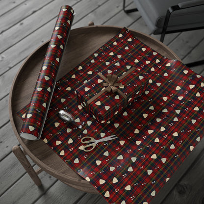 Rock and Roll Tartan Wrapping Paper