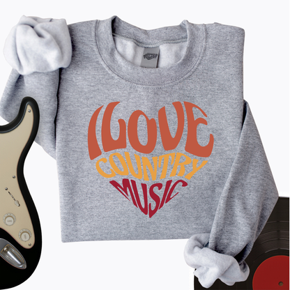 Country Music Love Crewneck