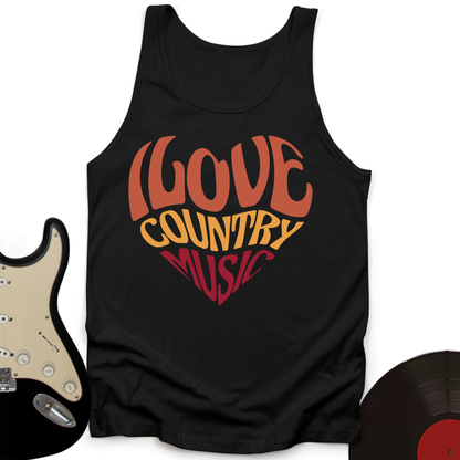 Country Music Love Tank Top
