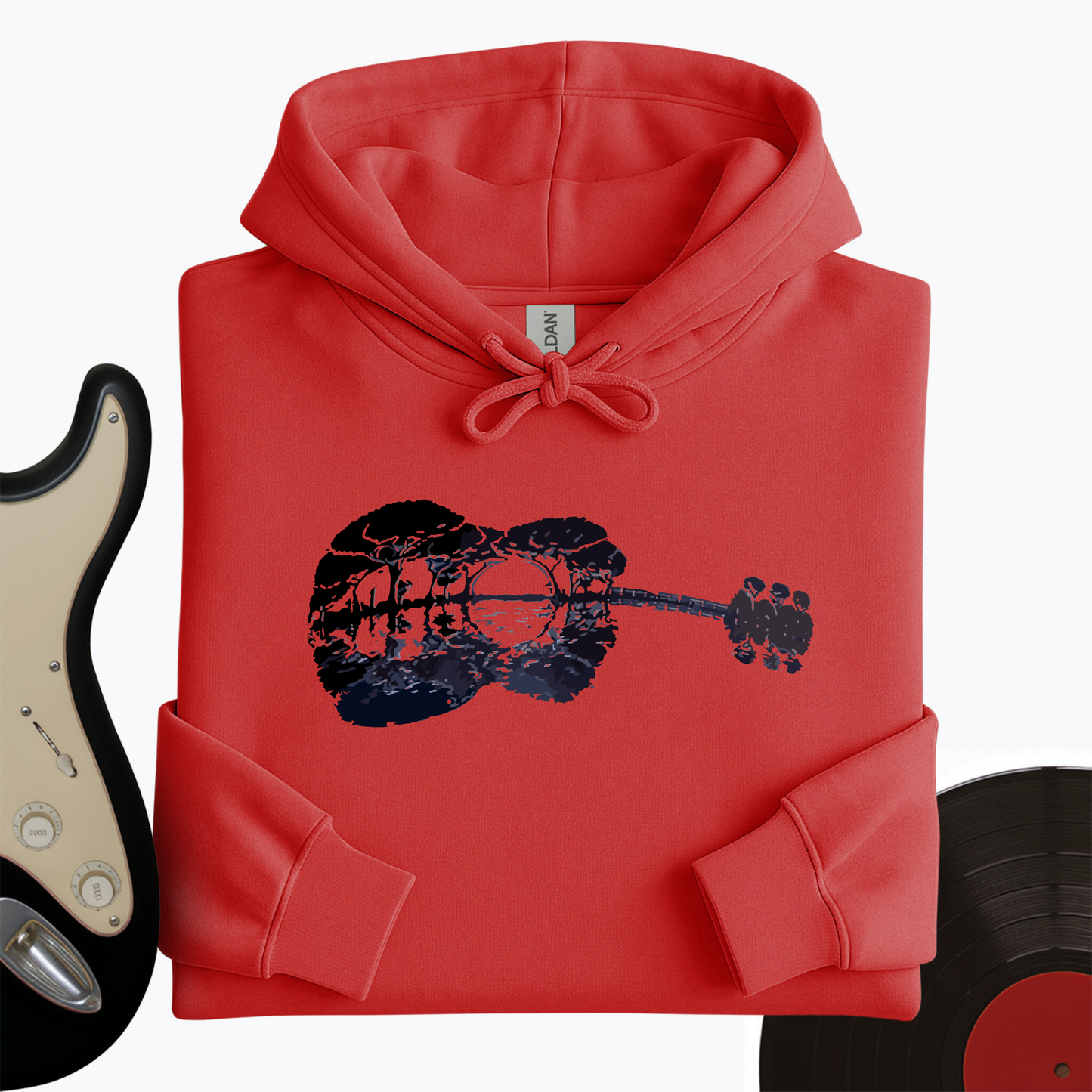 Guitar Moonrise Hoodie