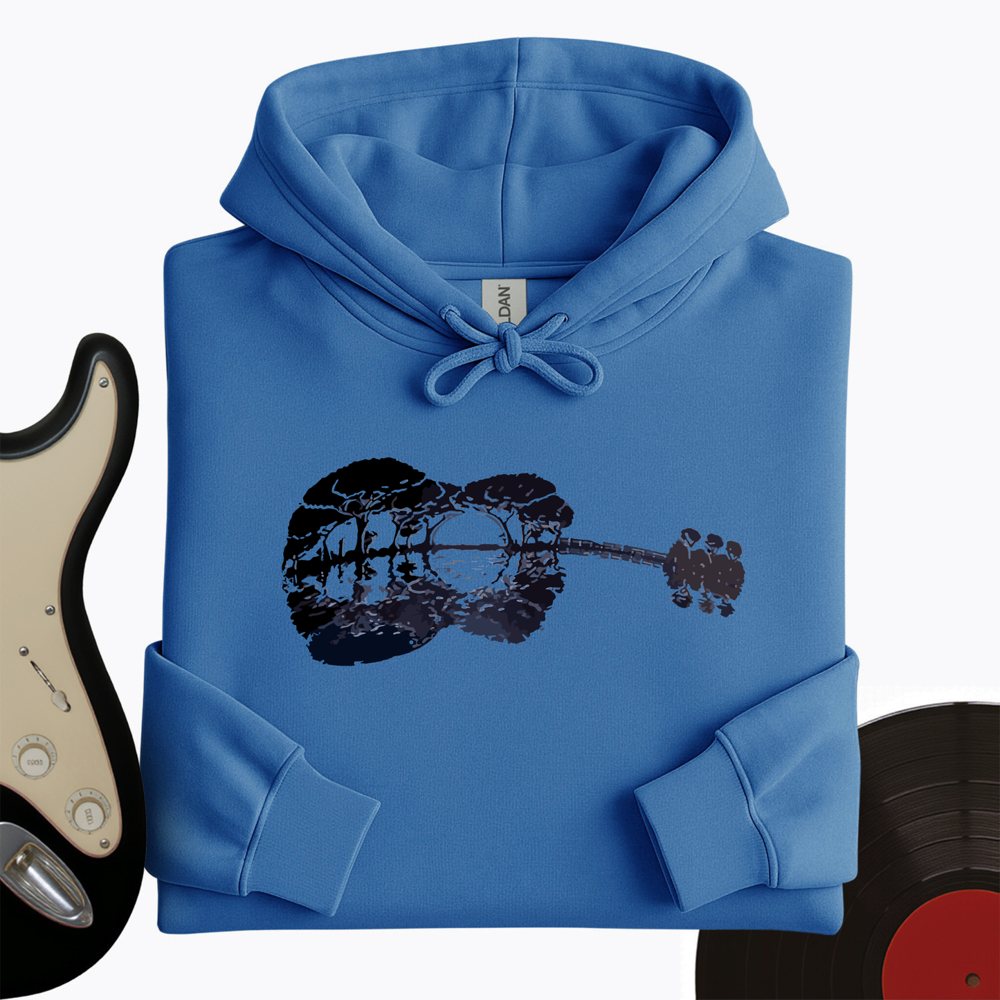 Guitar Moonrise Hoodie