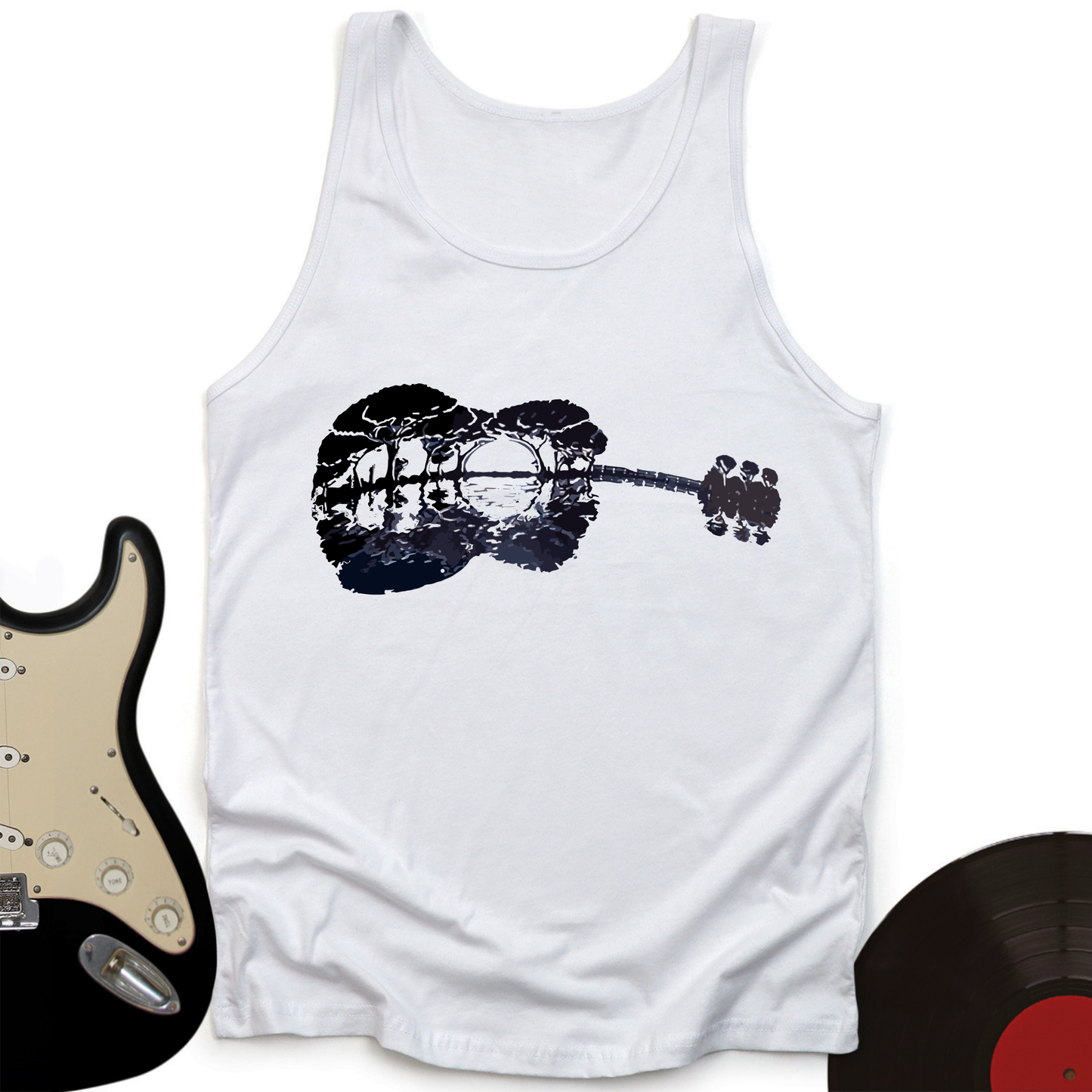 Guitar Moonrise Tank Top