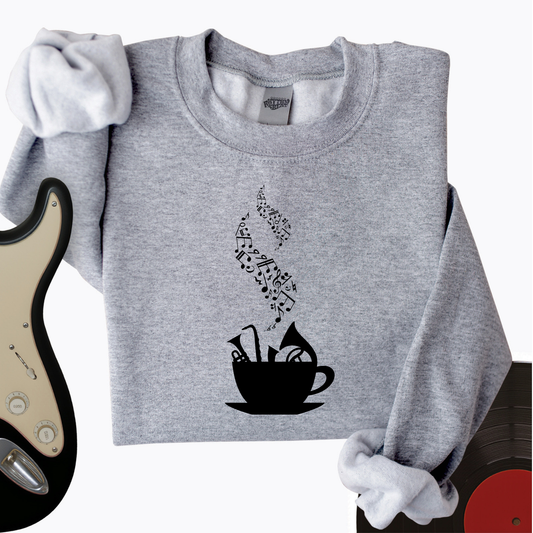 Cup of Music Crewneck