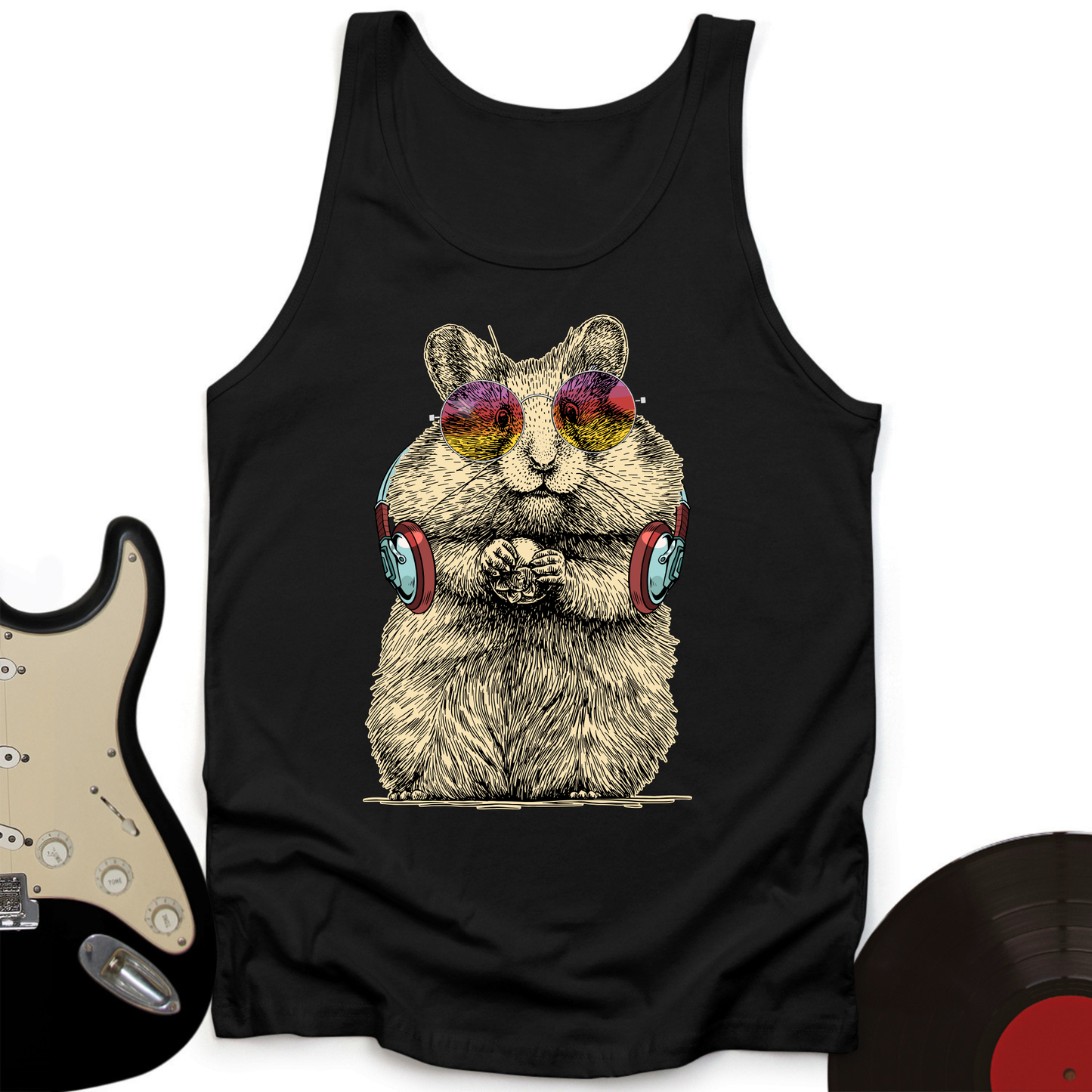 DJ Hampster Tank Top