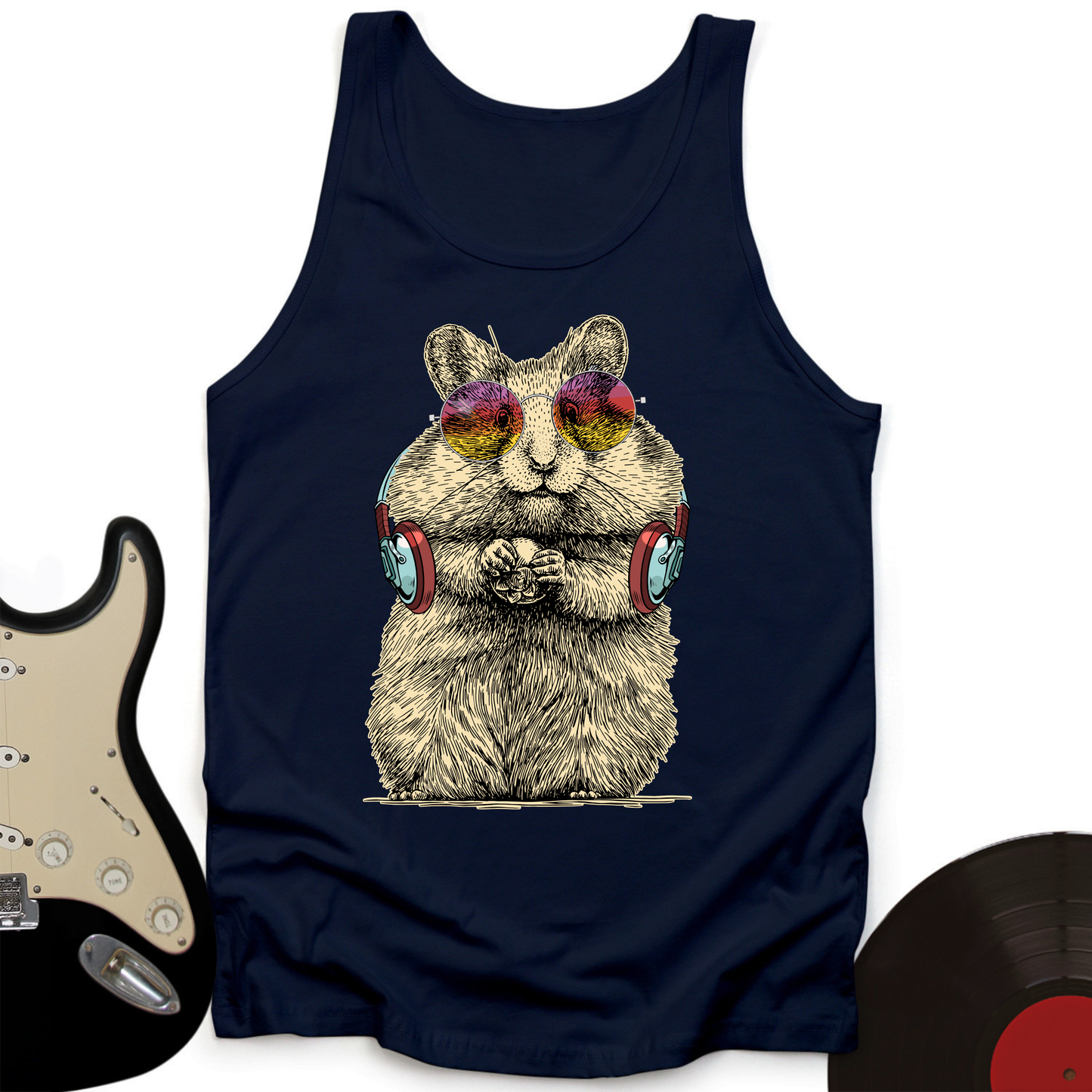 DJ Hampster Tank Top