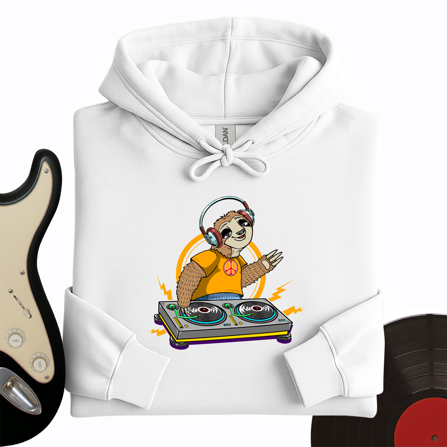 DJ Sloth Hoodie
