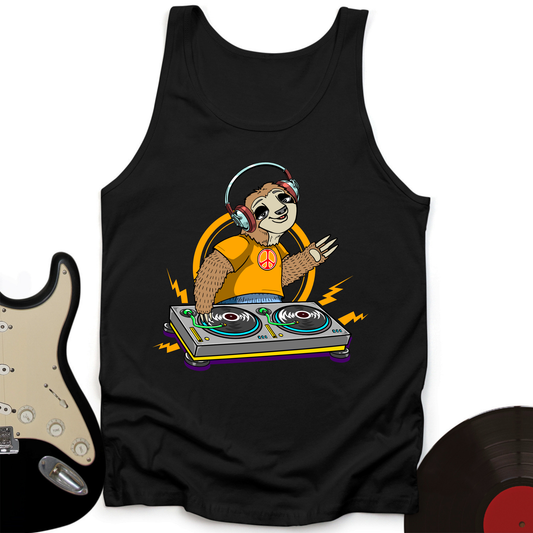 DJ Sloth Tank Top