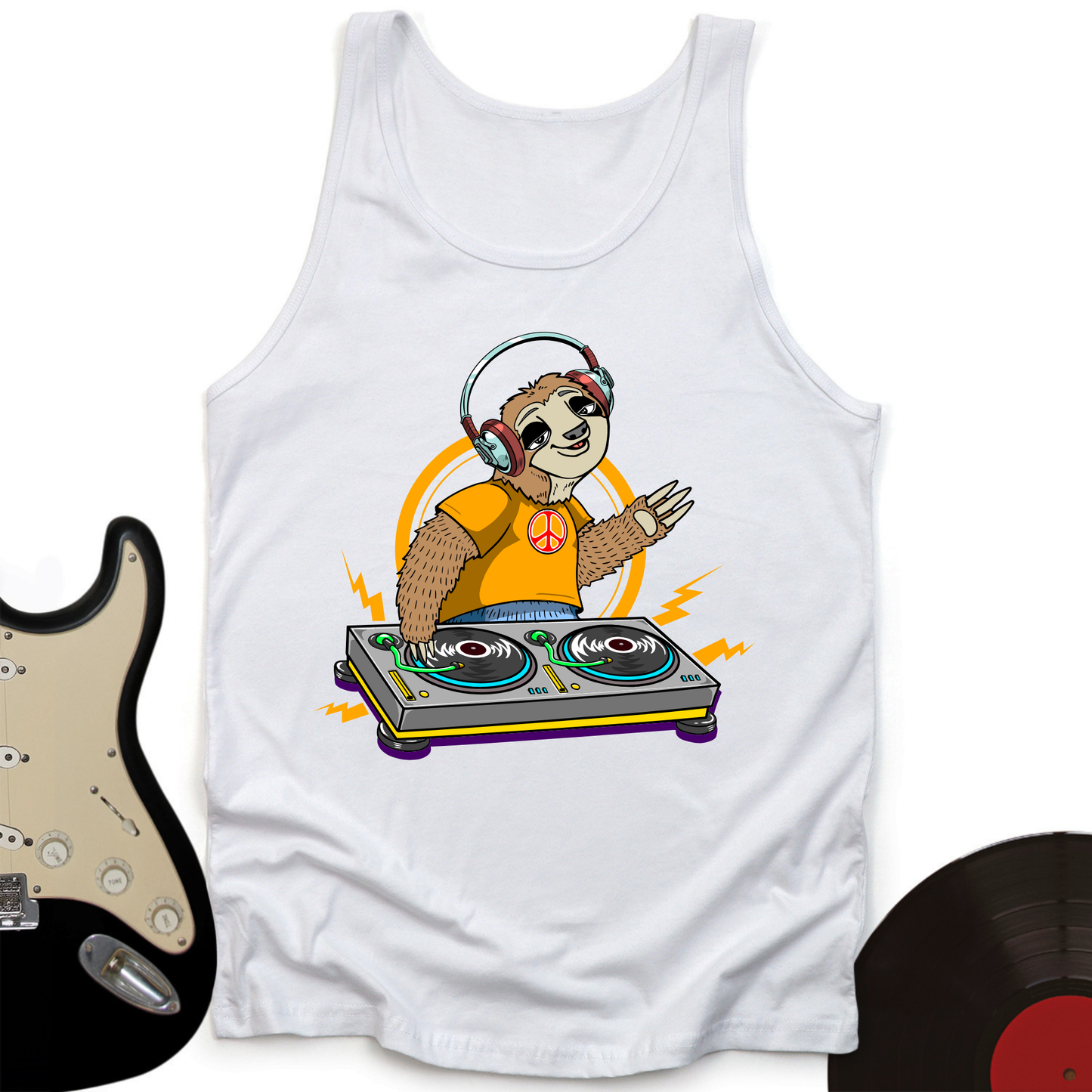 DJ Sloth Tank Top