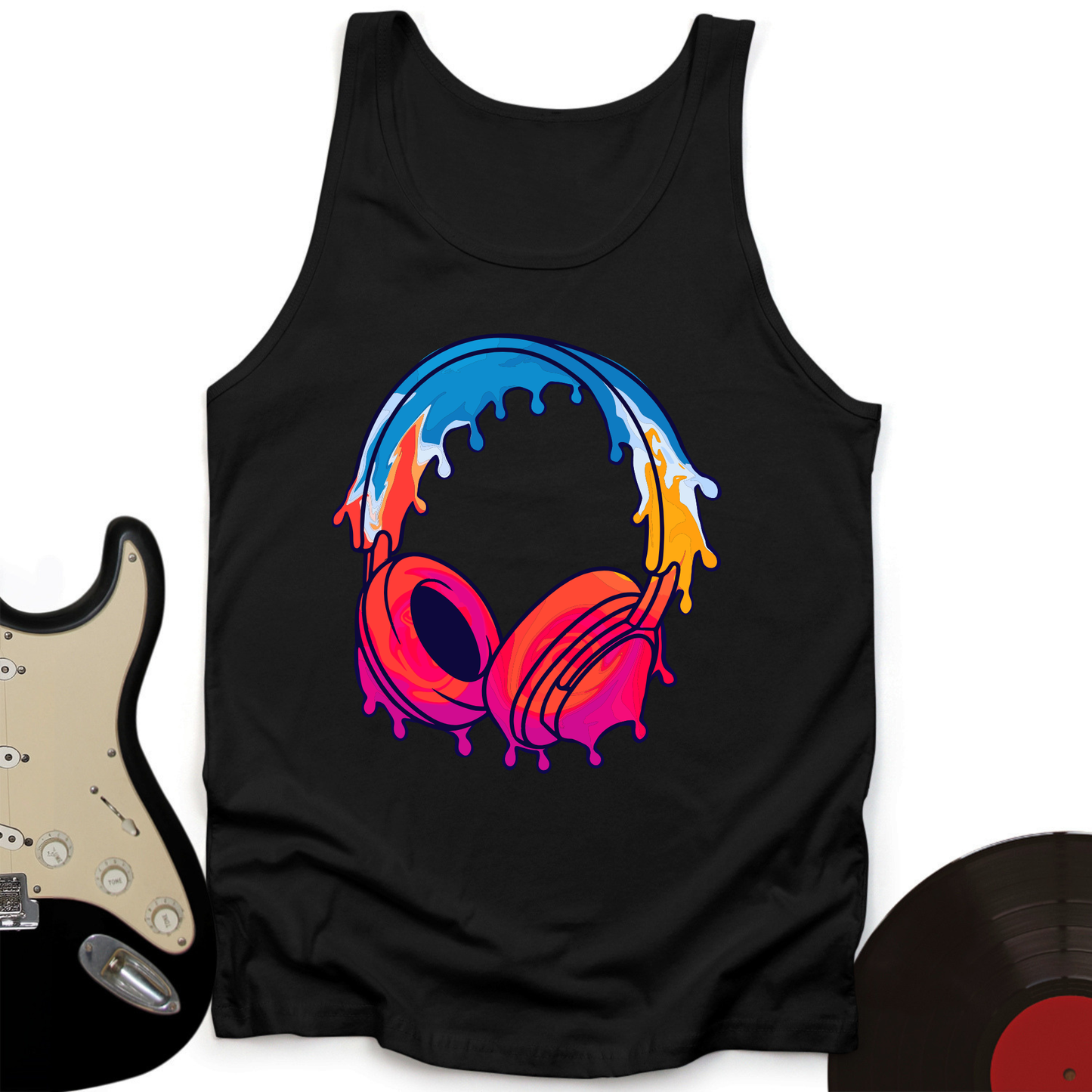 Drip Headphones Tank Top