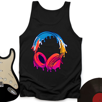 Drip Headphones Tank Top