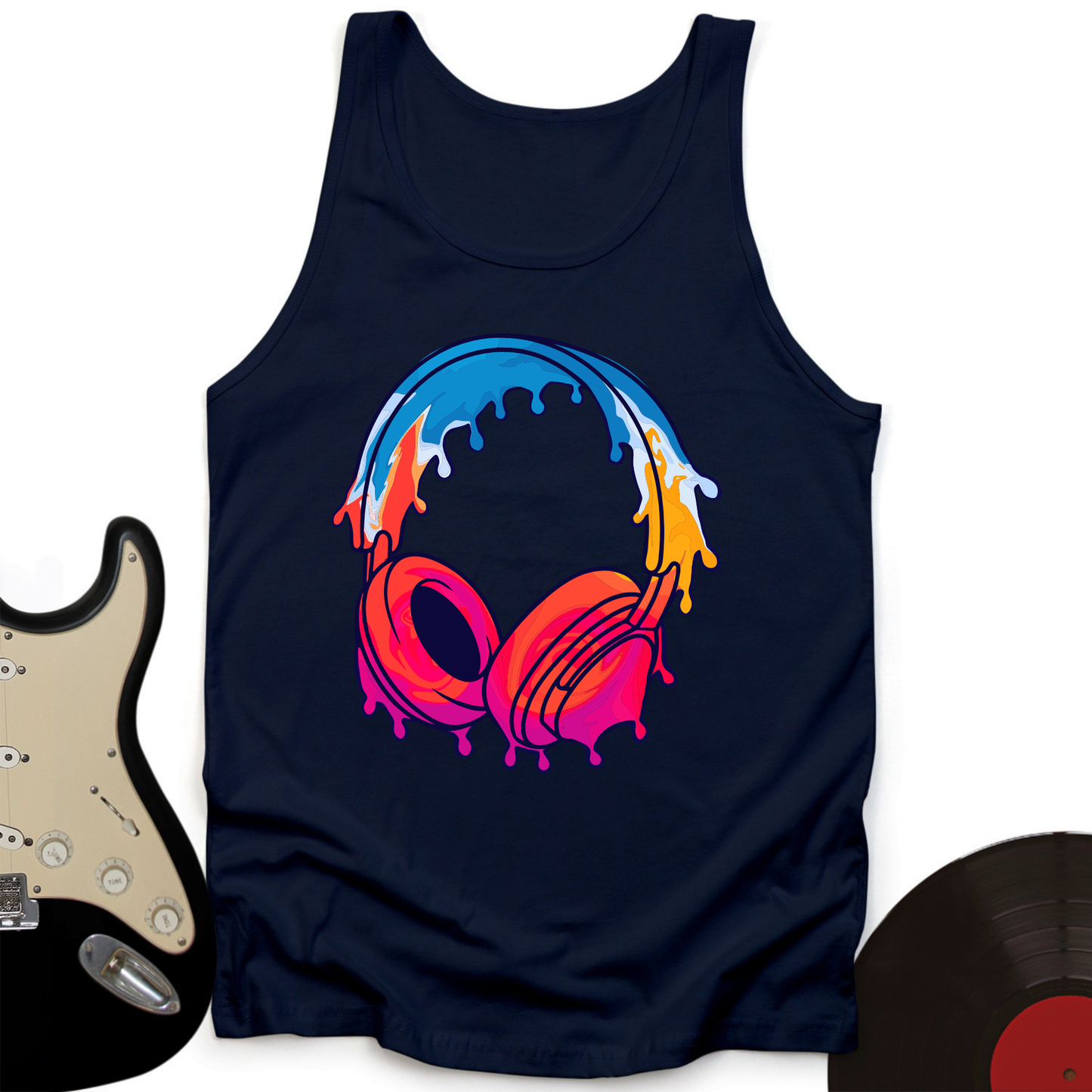 Drip Headphones Tank Top