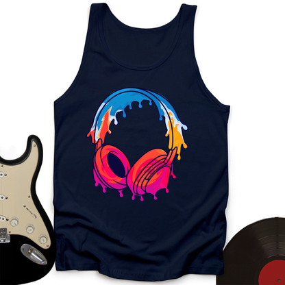 Drip Headphones Tank Top
