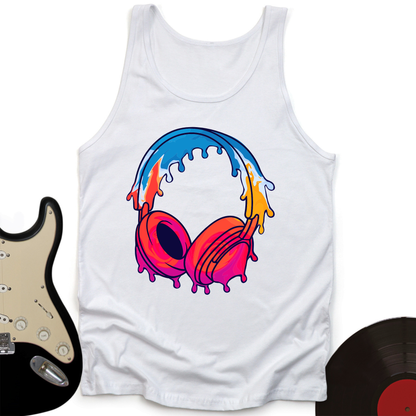 Drip Headphones Tank Top